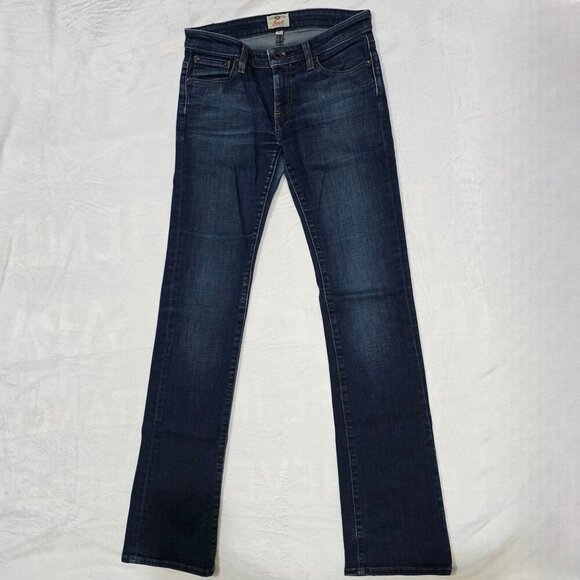 Fossil ✦ Bootcut Jeans ✦ Medium Wash Stretch Denim Classic 5‑Pocket Sz 27 - Picture 4 of 12